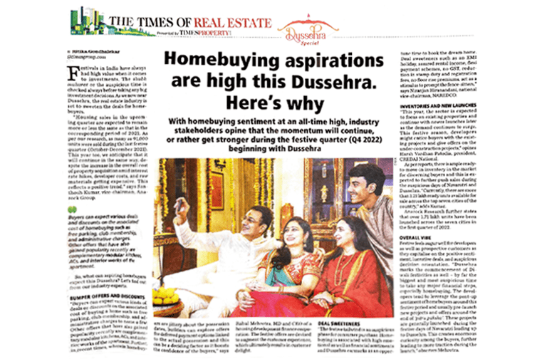 Homebuying aspirations are high this Dussehra. Here’s why